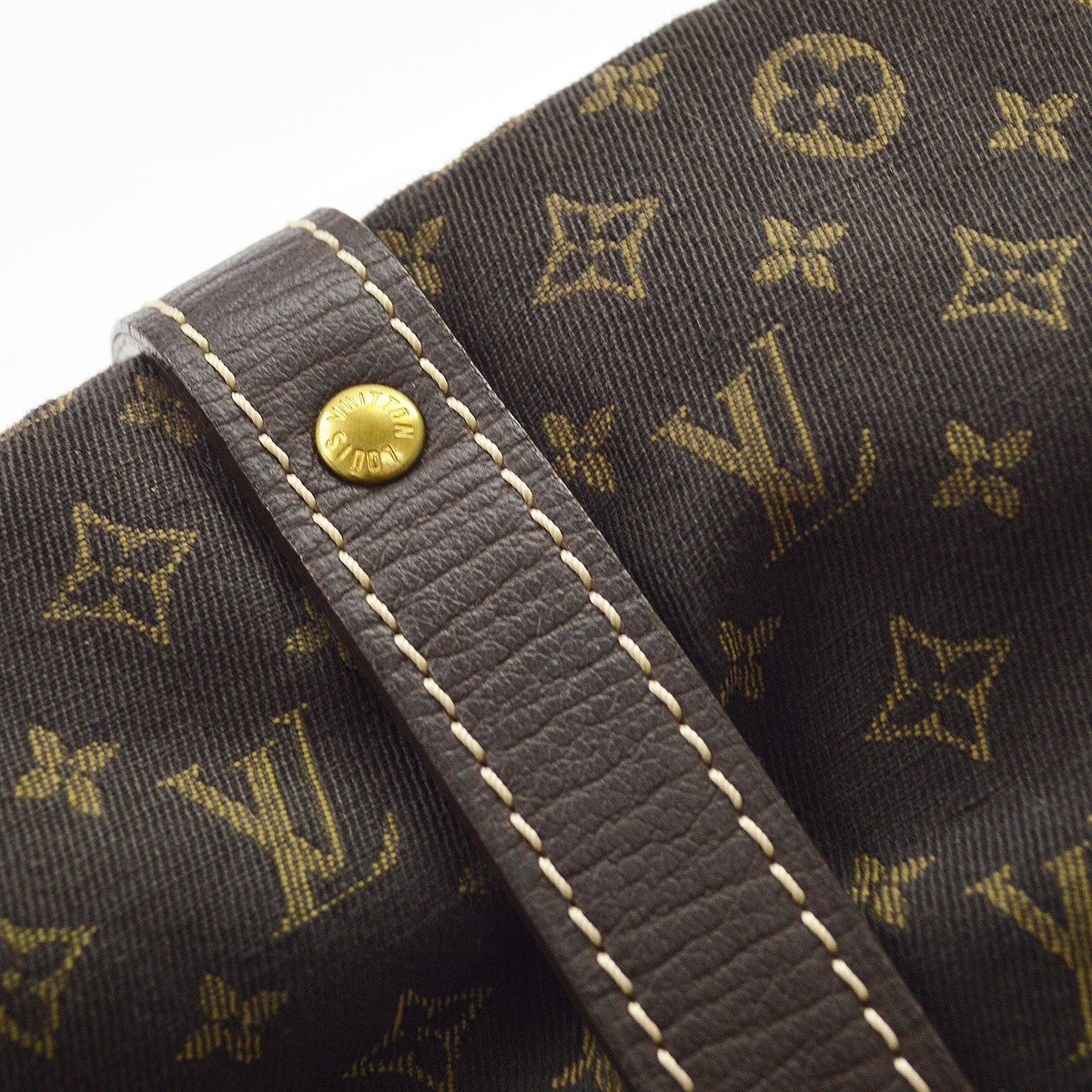 Louis Vuitton Saumur 30 Mini Lin Vintage Crossbody Bag in Brown Mini Lin Canvas