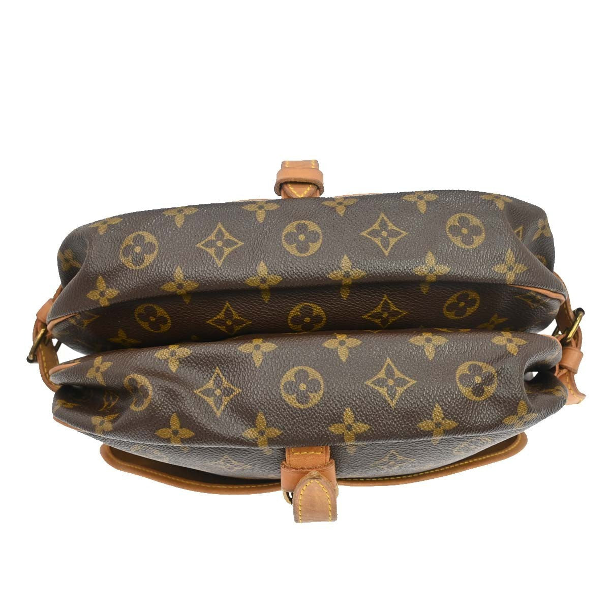 Louis Vuitton Saumur 30 Vintage Crossbody Bag in Brown Monogram Canvas