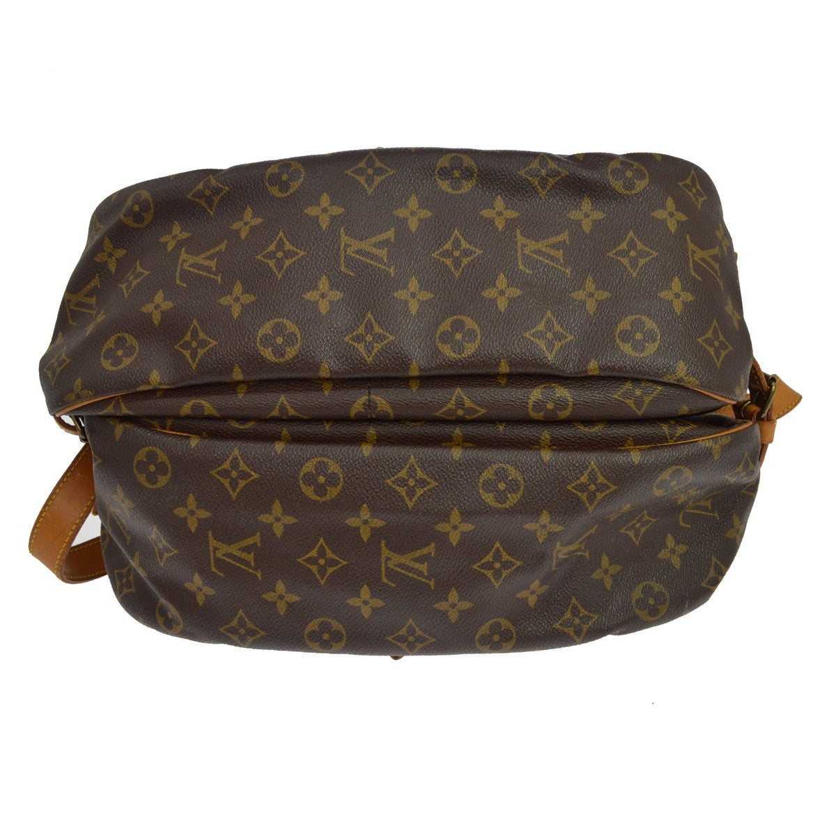 Louis Vuitton Saumur 35 Vintage Crossbody Bag in Brown Monogram Canvas