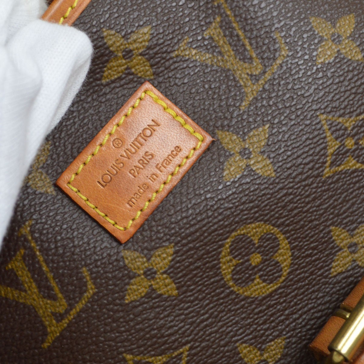 Louis Vuitton Saumur 35 Vintage Crossbody Bag in Brown Monogram Canvas
