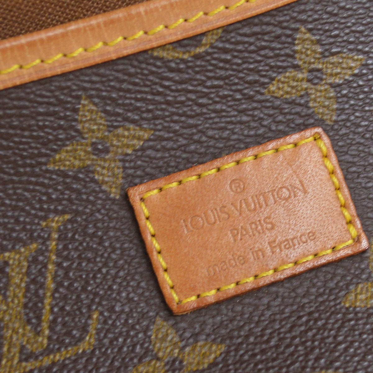 Louis Vuitton Saumur 35 Vintage Crossbody Bag in Brown Monogram Canvas