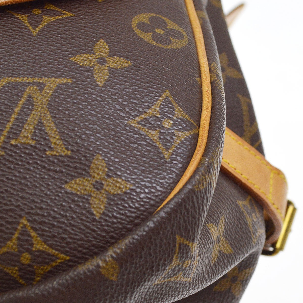 Louis Vuitton Saumur 35 Vintage Crossbody Bag in Brown Monogram Canvas