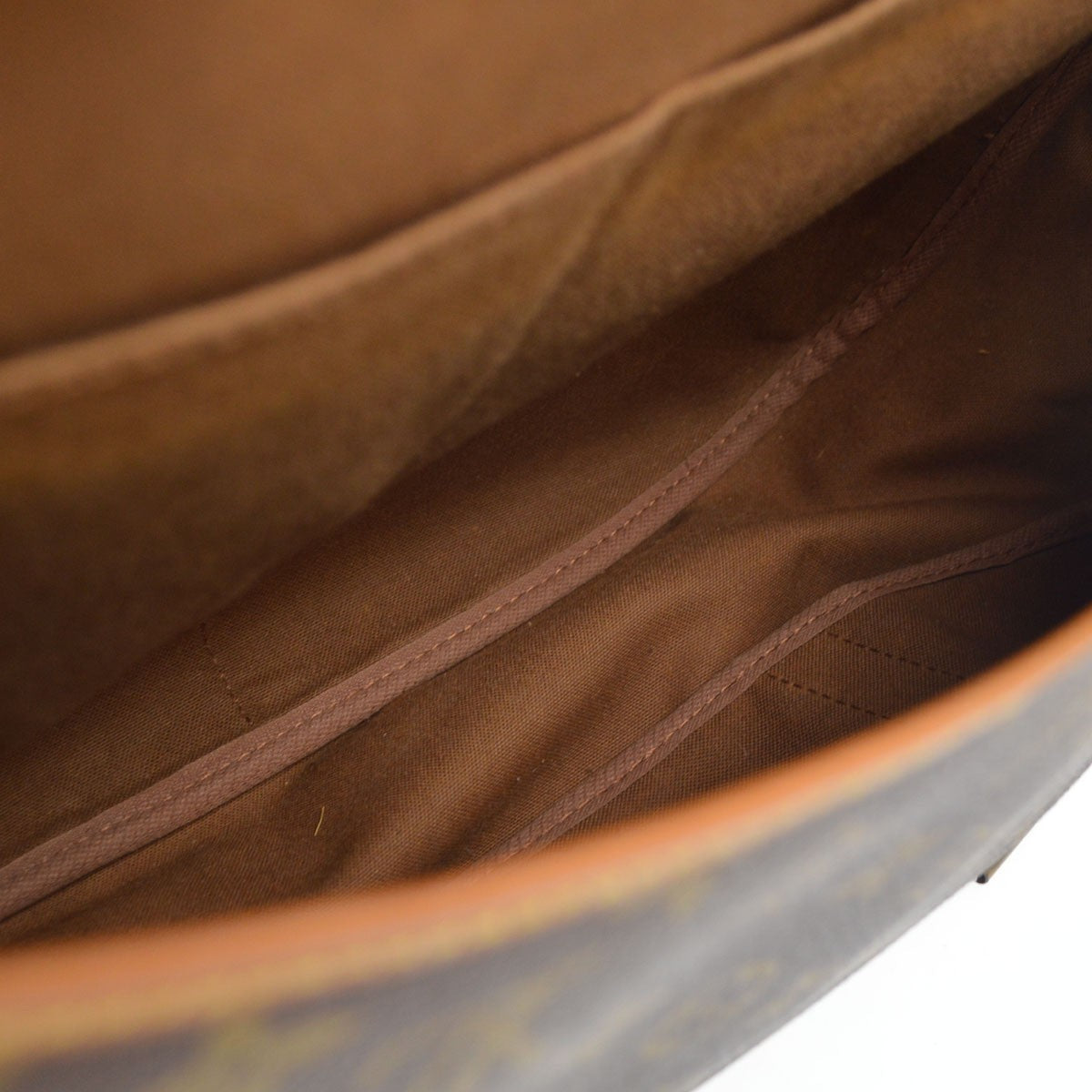 Louis Vuitton Saumur 43 Vintage Crossbody Bag in Brown Monogram Canvas