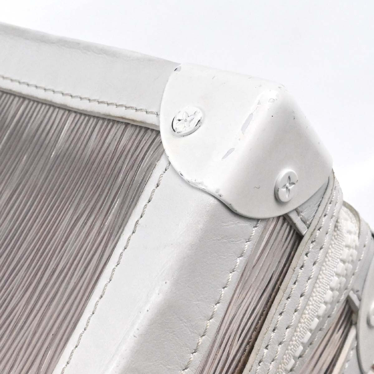 Louis Vuitton Soft Trunk Epi Plage Vintage Crossbody Bag in White Epi Leather
