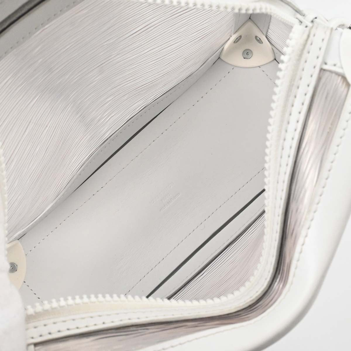Louis Vuitton Soft Trunk Epi Plage Vintage Crossbody Bag in White Epi Leather