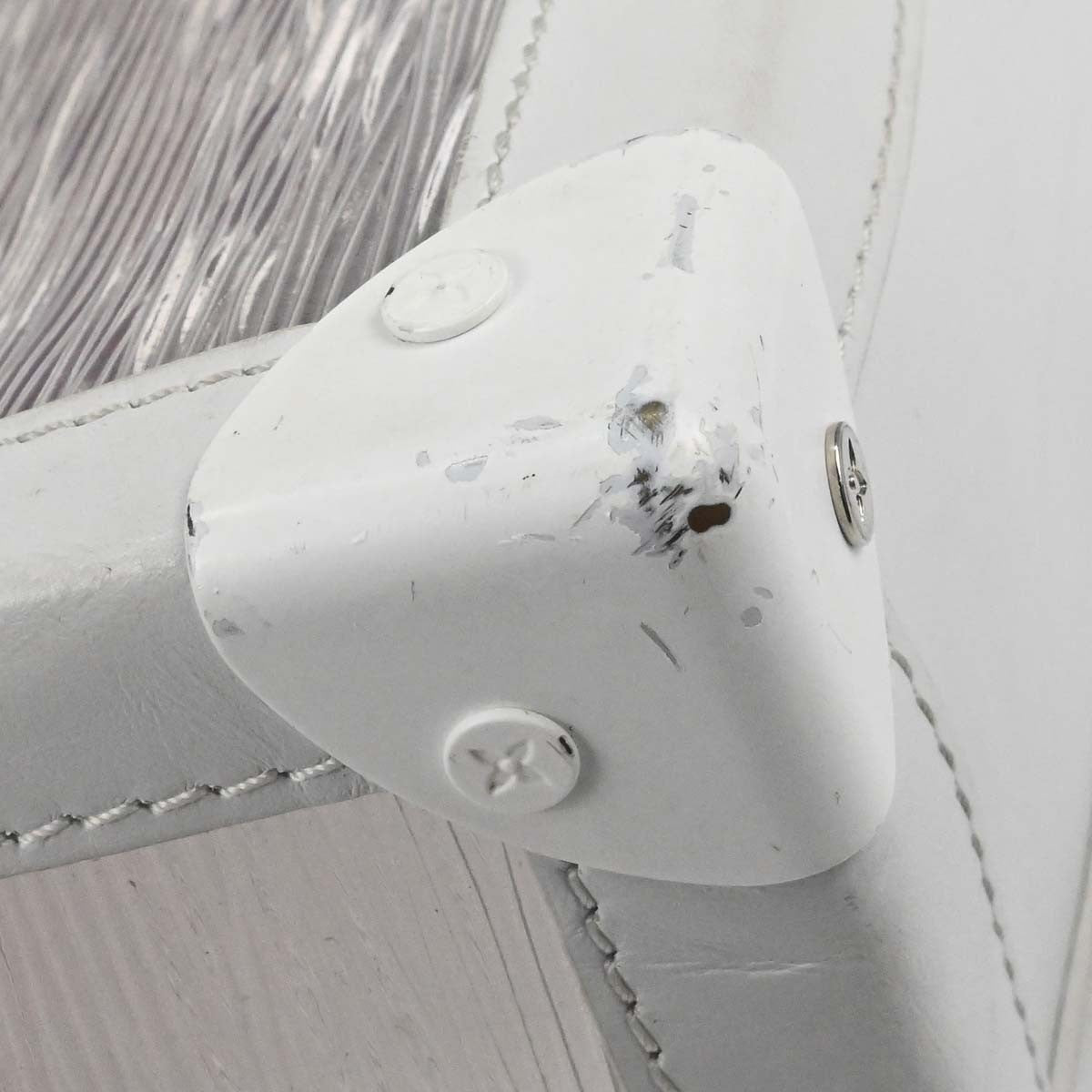Louis Vuitton Soft Trunk Epi Plage Vintage Crossbody Bag in White Epi Leather