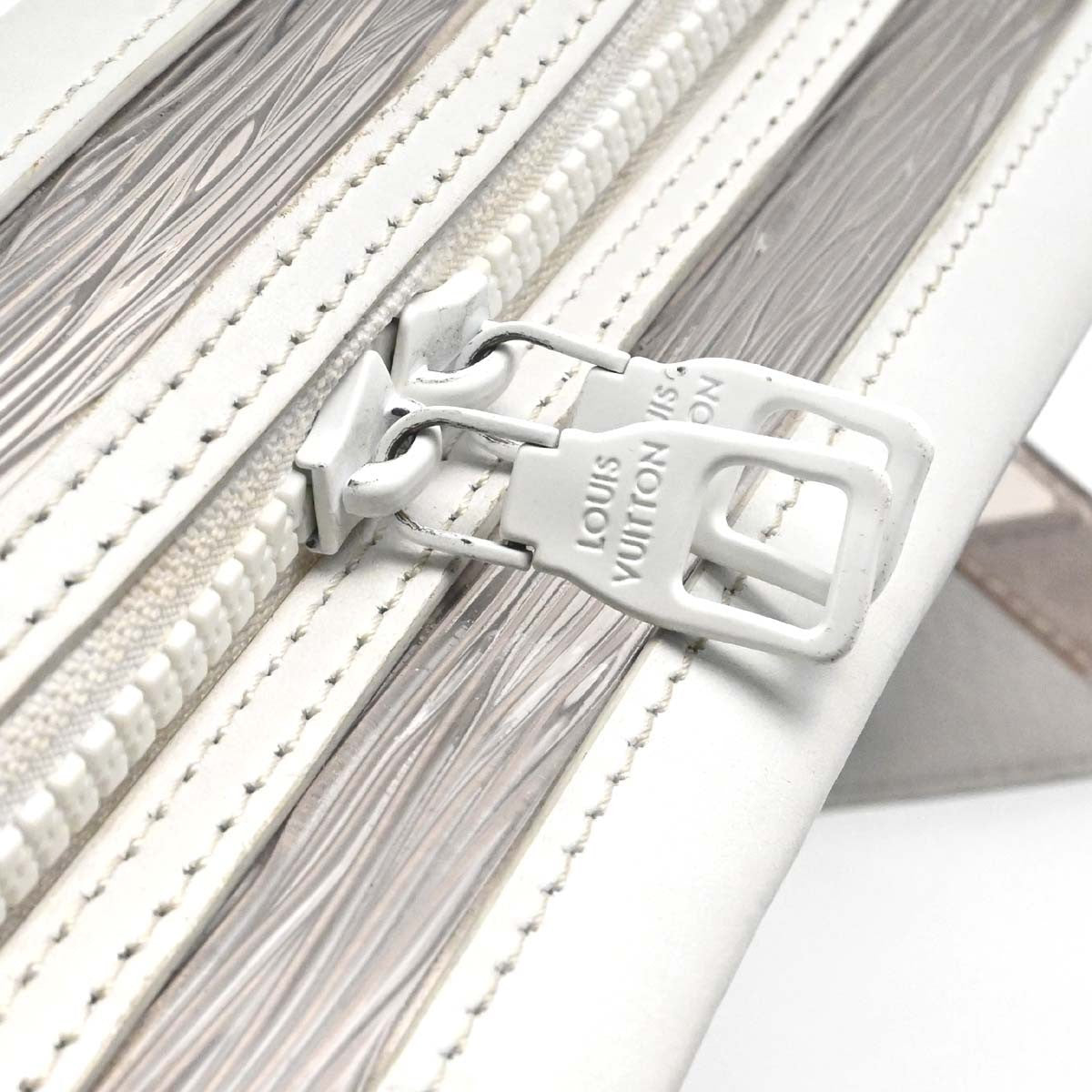 Louis Vuitton Soft Trunk Epi Plage Vintage Crossbody Bag in White Epi Leather