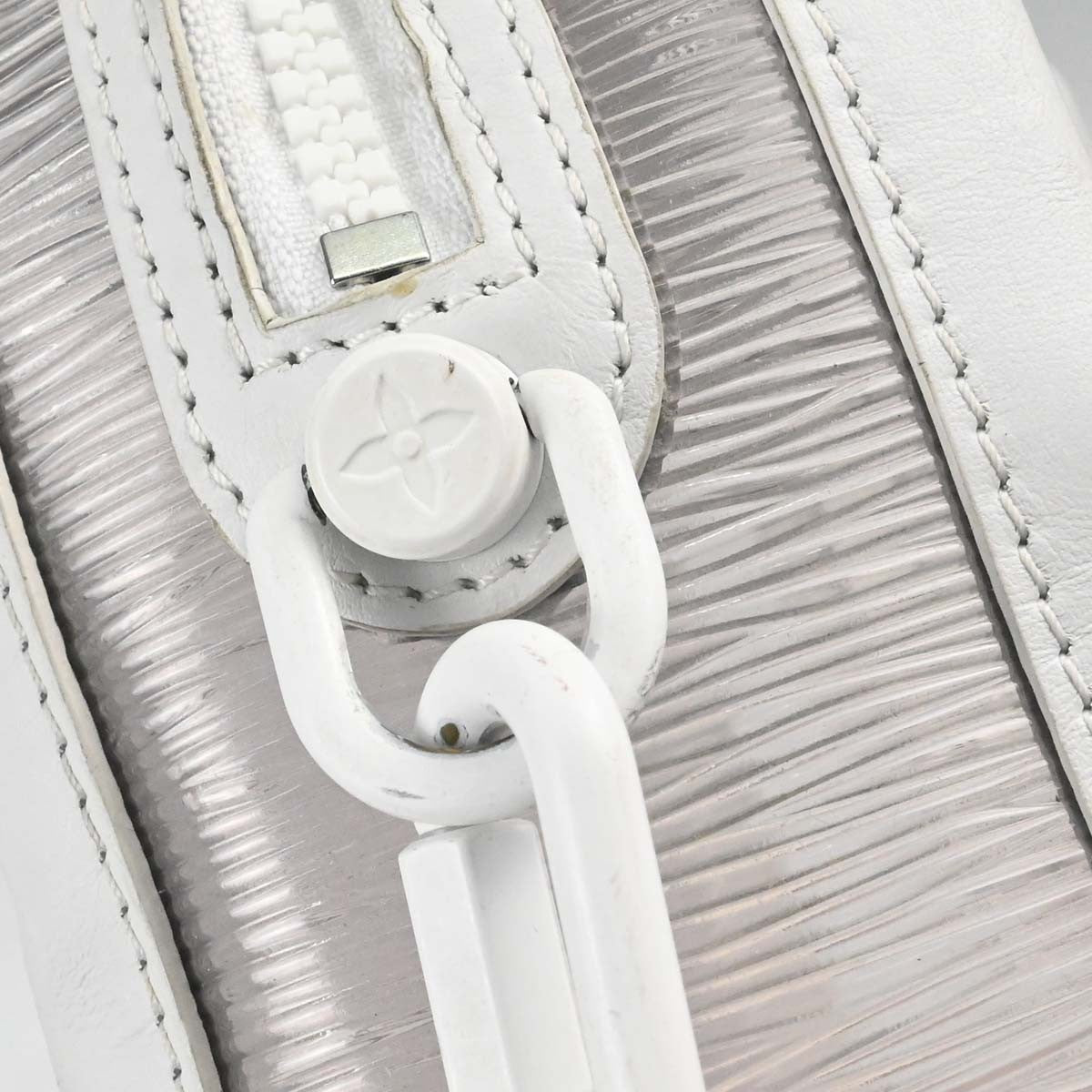 Louis Vuitton Soft Trunk Epi Plage Vintage Crossbody Bag in White Epi Leather