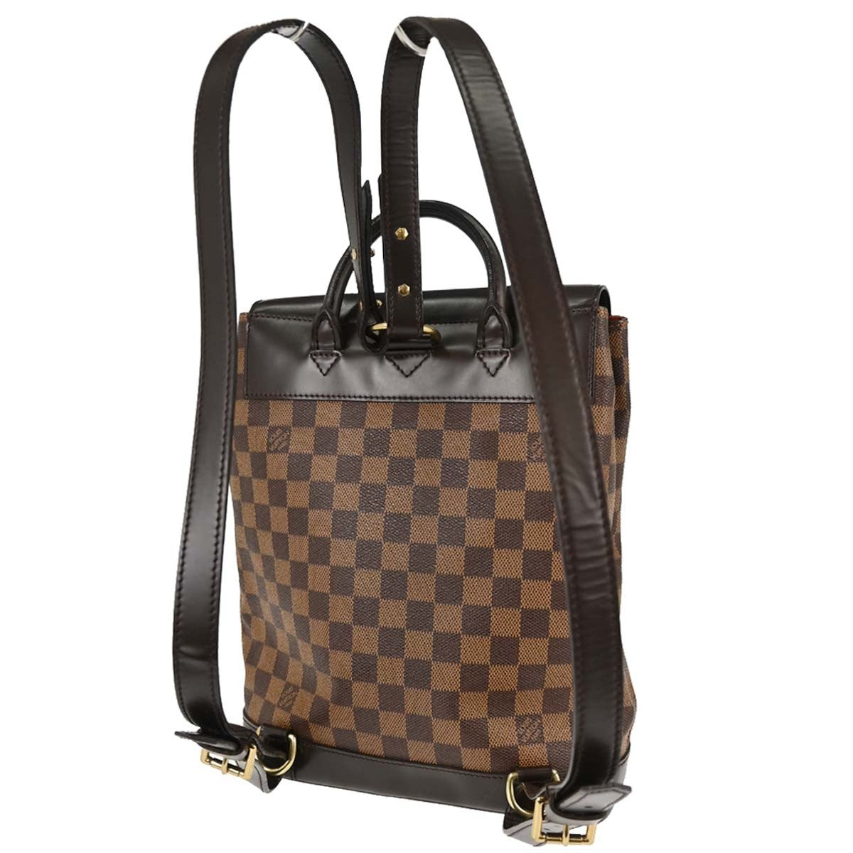 Louis Vuitton Soho Backpack Vintage in Brown Damier Ebène Canvas