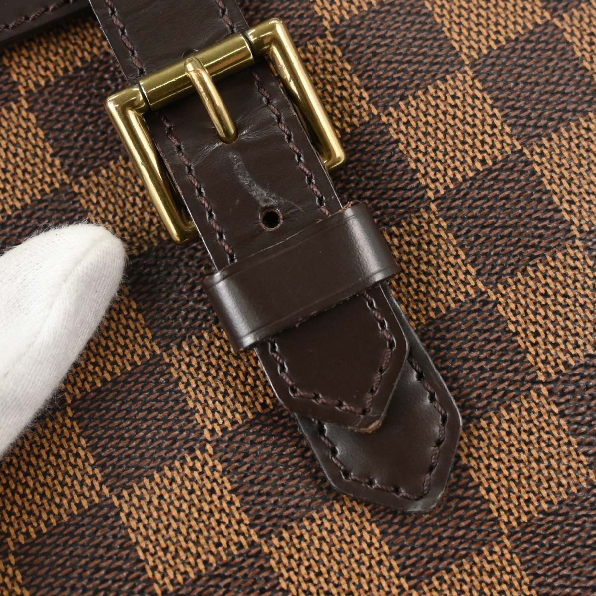 Louis Vuitton Soho Backpack Vintage in Brown Damier Ebène Canvas