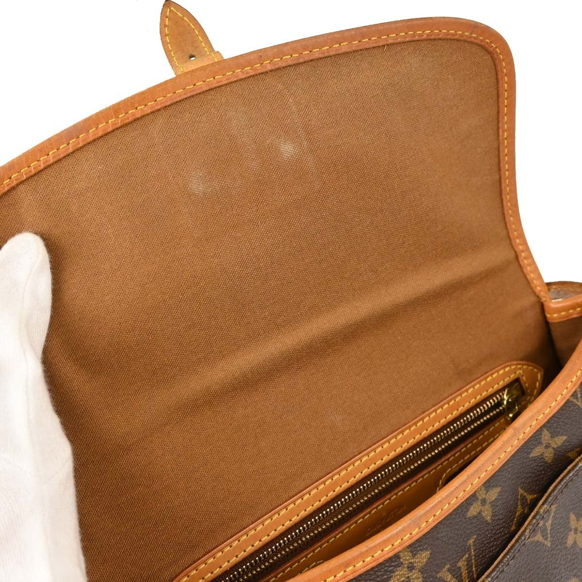 Louis Vuitton Sologne Vintage Crossbody Bag in Brown Monogram Canvas