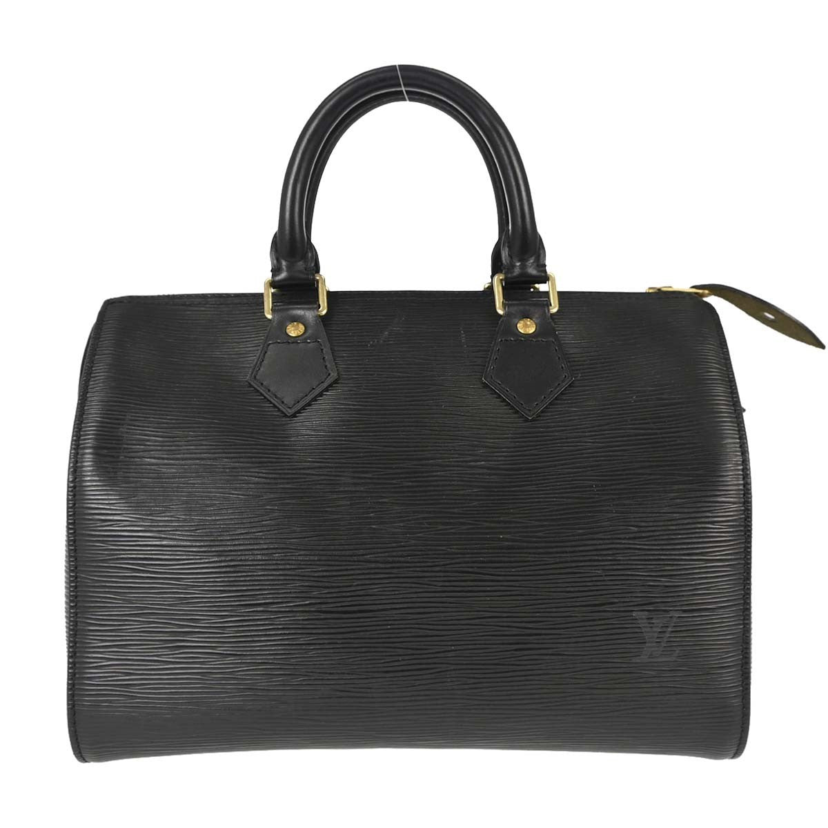 Louis Vuitton Speedy 25 Vintage Handbag in Black Epi Leather