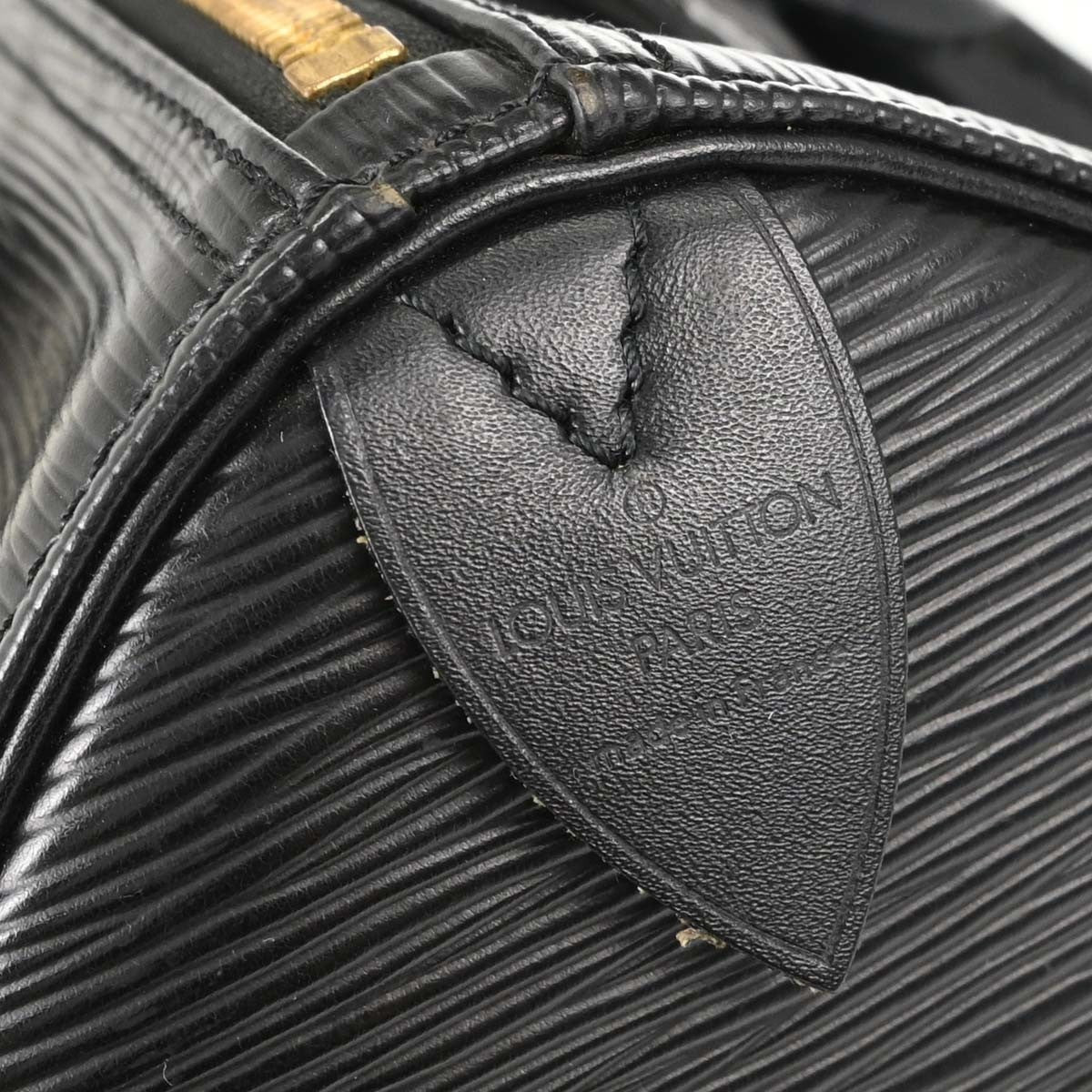 Louis Vuitton Speedy 25 Vintage Handbag in Black Epi Leather