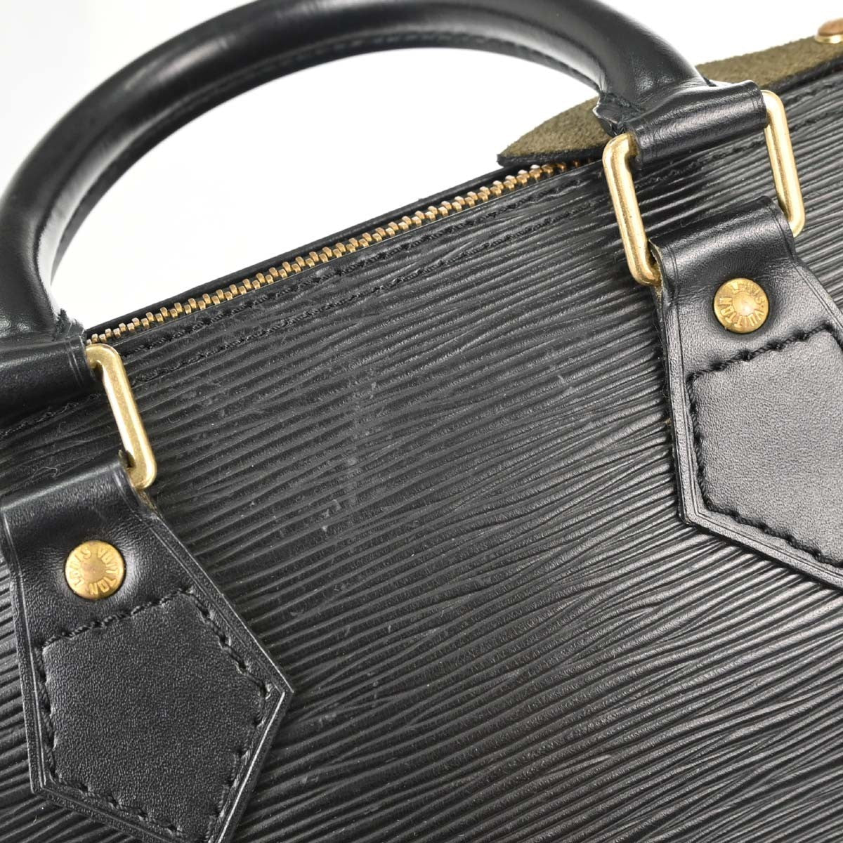 Louis Vuitton Speedy 25 Vintage Handbag in Black Epi Leather