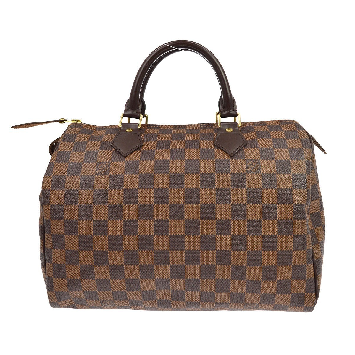 Louis Vuitton Speedy 30 Vintage Handbag in Brown Damier Ebène Canvas