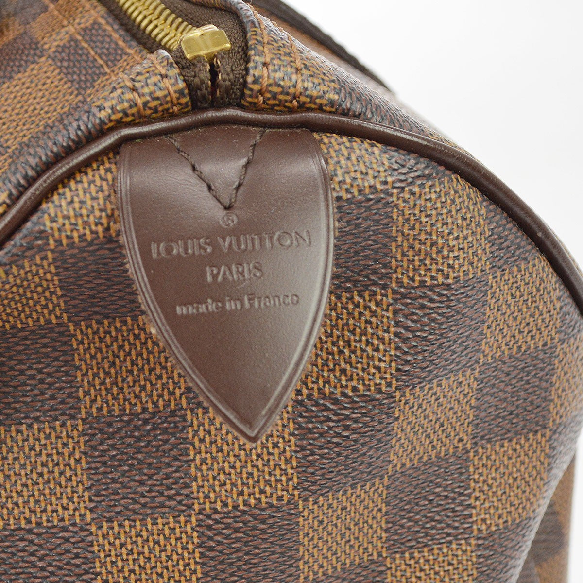 Louis Vuitton Speedy 30 Vintage Handbag in Brown Damier Ebène Canvas