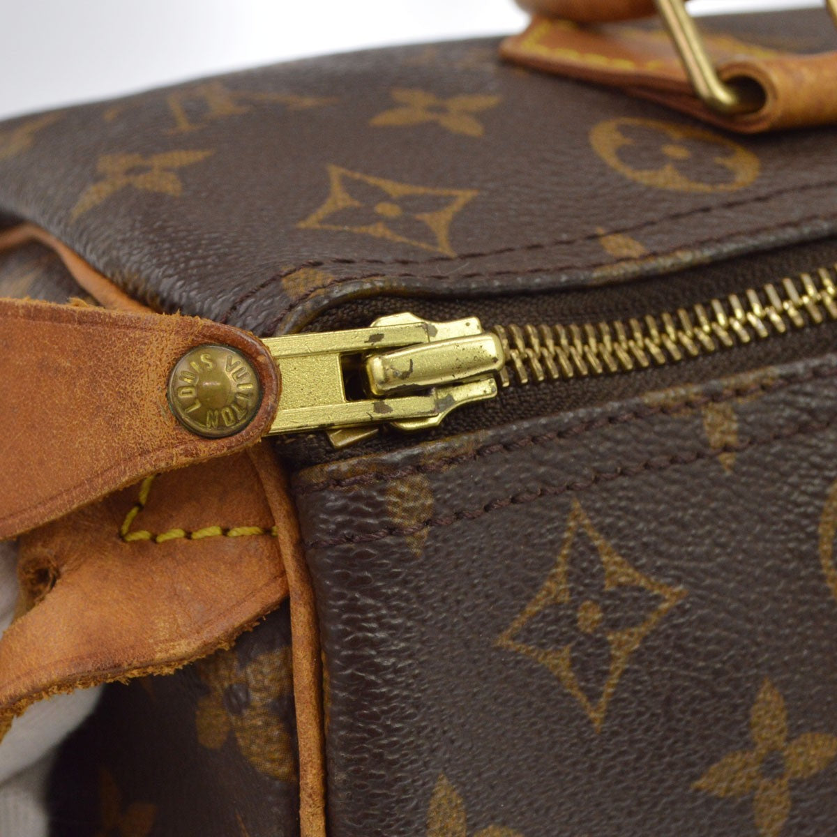Louis Vuitton Speedy 30 Vintage Handbag in Brown Monogram Canvas