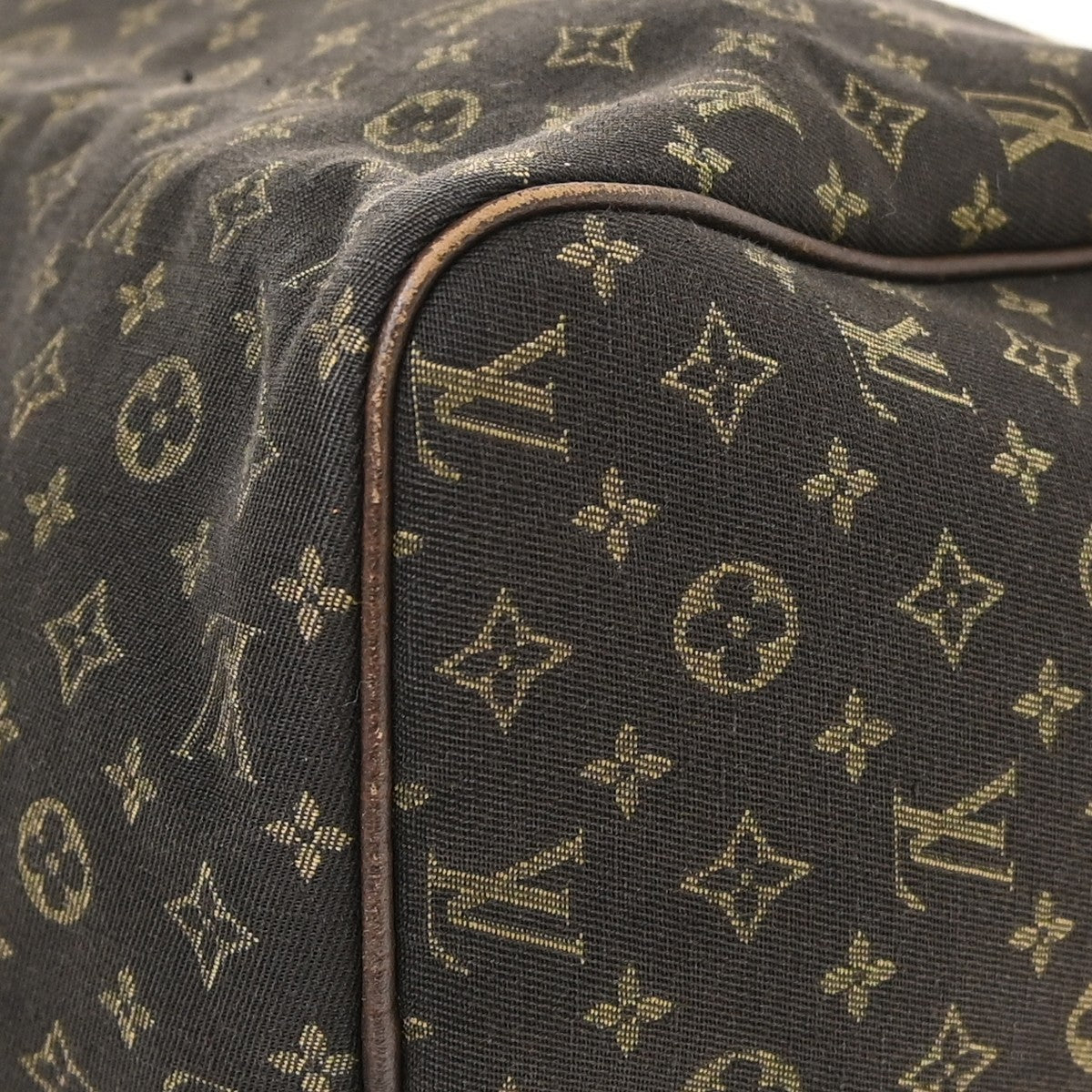 Louis Vuitton Speedy 30 Mini Lin Vintage Handbag in Brown Monogram Mini Lin Canvas