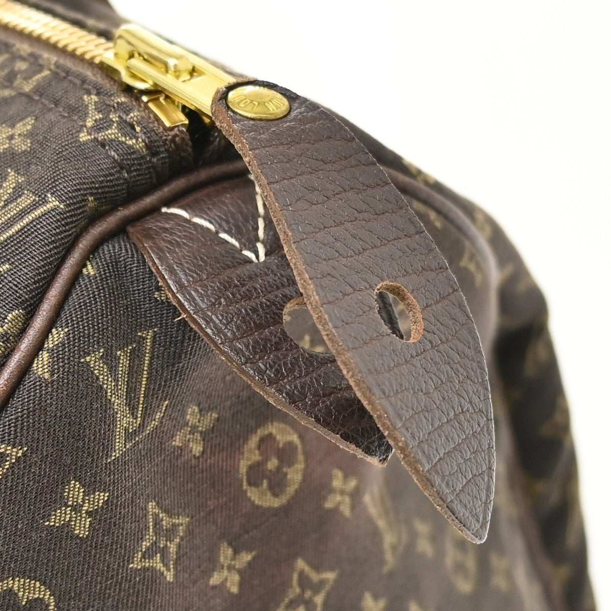 Louis Vuitton Speedy 30 Mini Lin Vintage Handbag in Brown Monogram Mini Lin Canvas