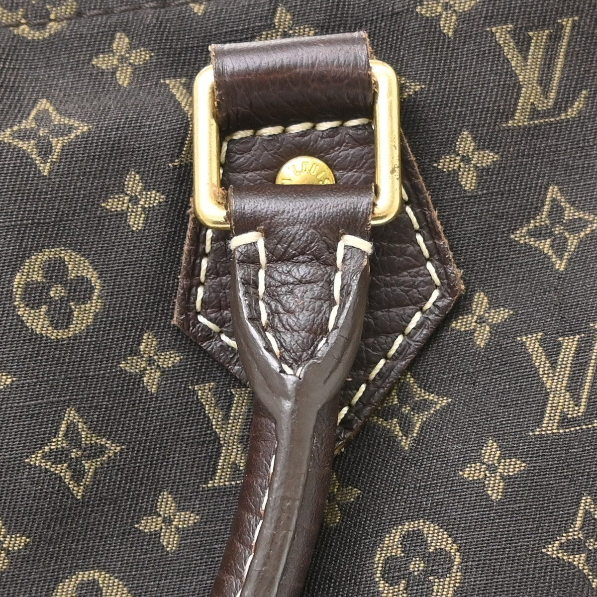 Louis Vuitton Speedy 30 Mini Lin Vintage Handbag in Brown Monogram Mini Lin Canvas