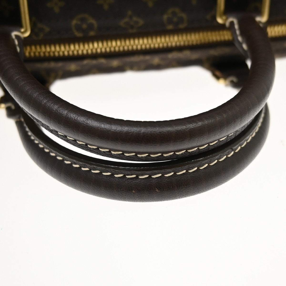 Louis Vuitton Speedy 30 Mini Lin Vintage Handbag in Brown Monogram Mini Lin Canvas