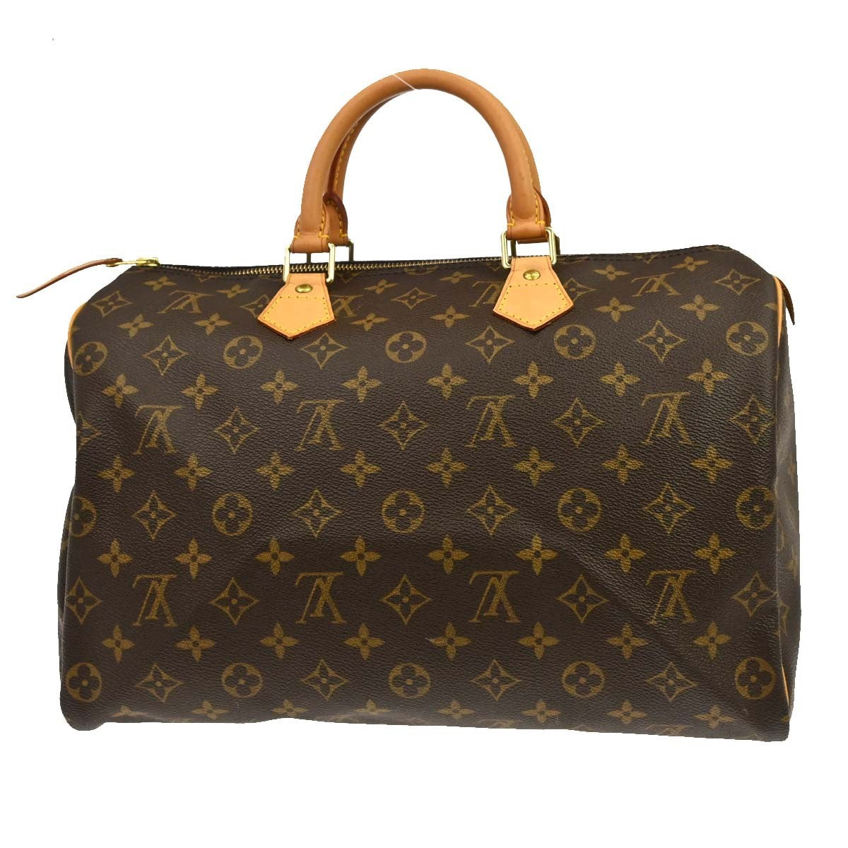 Louis Vuitton Speedy 35 Vintage Handbag in Brown Monogram Canvas