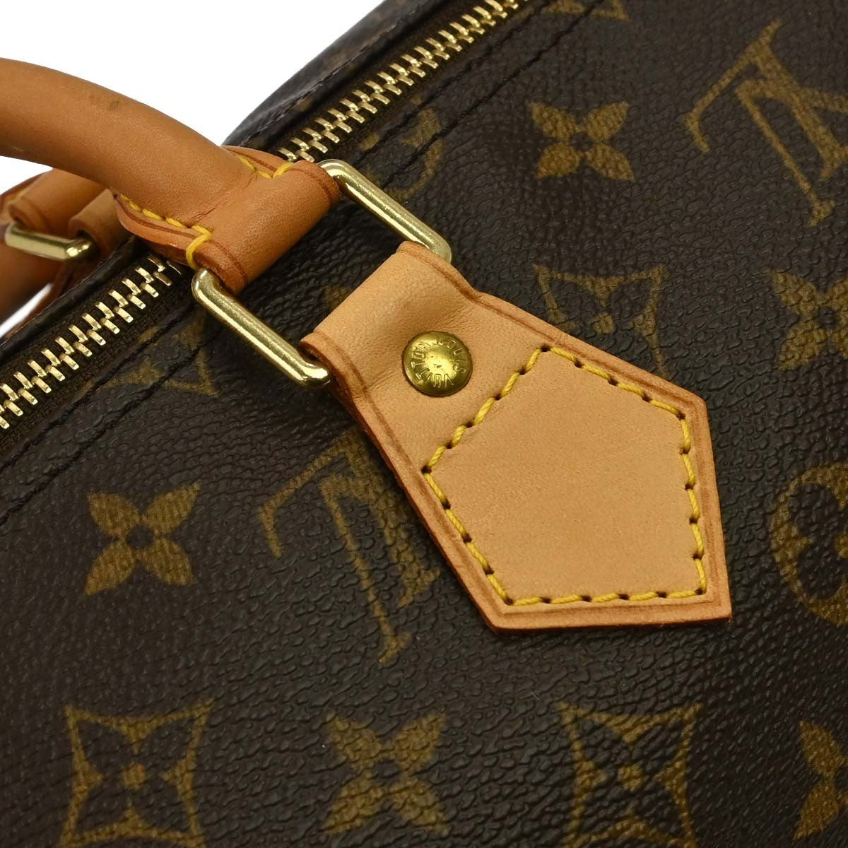 Louis Vuitton Speedy 35 Vintage Handbag in Brown Monogram Canvas