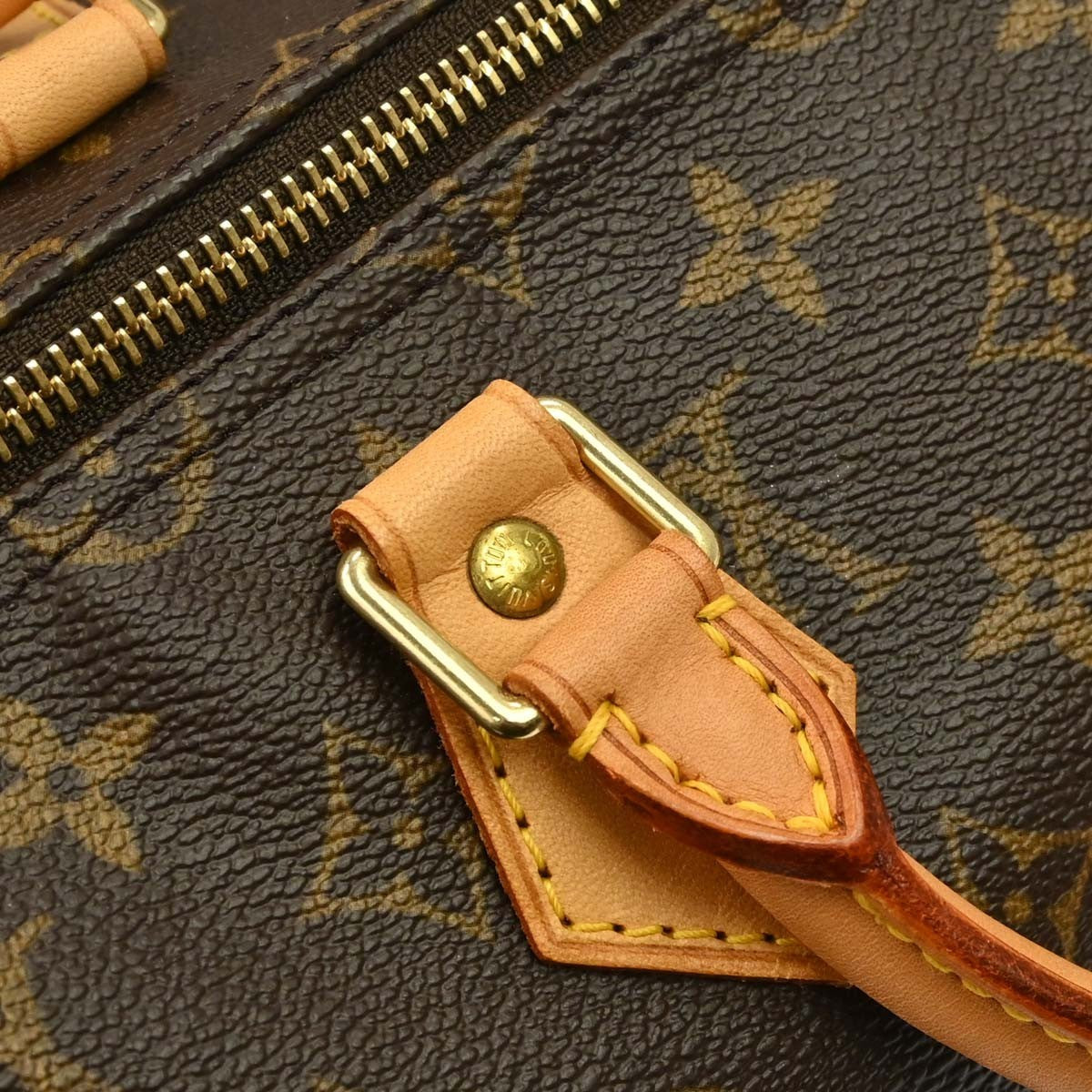 Louis Vuitton Speedy 35 Vintage Handbag in Brown Monogram Canvas