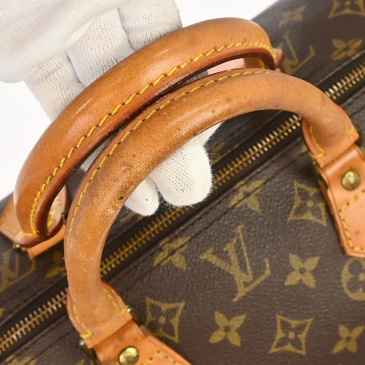 Louis Vuitton Speedy 40 Vintage Handbag in Brown Monogram Canvas