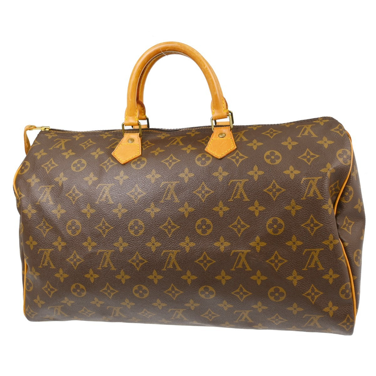 Louis Vuitton Speedy 40 Vintage Travel Bag in Brown Monogram Canvas