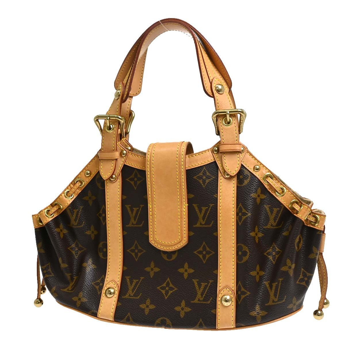 Louis Vuitton Theda PM Vintage Handbag in Brown Monogram Canvas