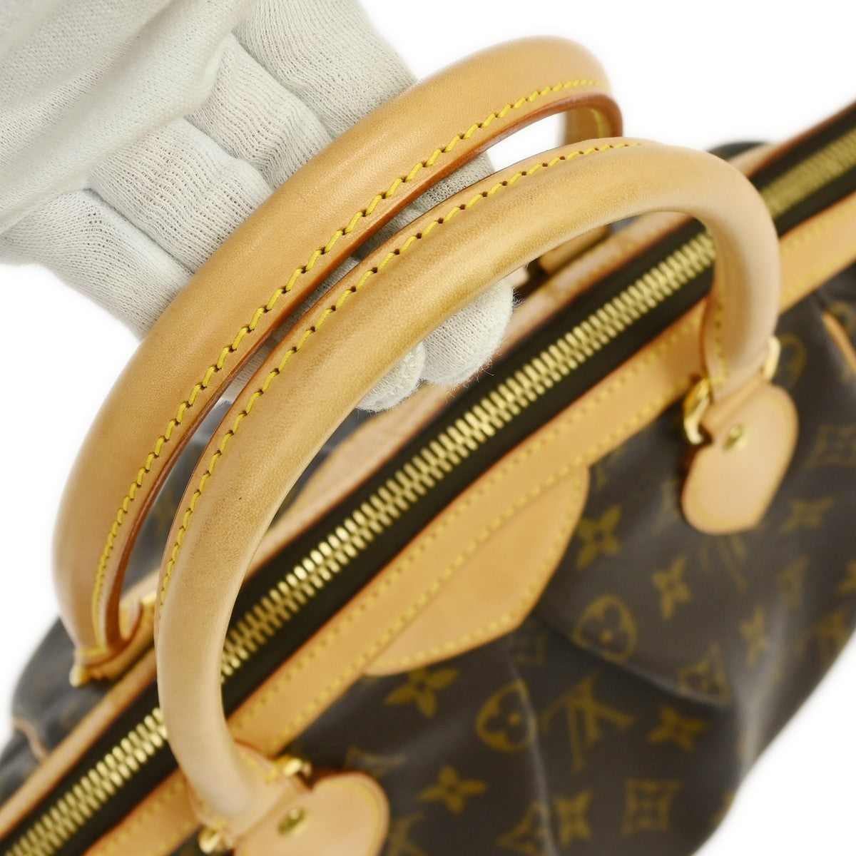 Louis Vuitton Tivoli PM Vintage Handbag in Brown Monogram Canvas