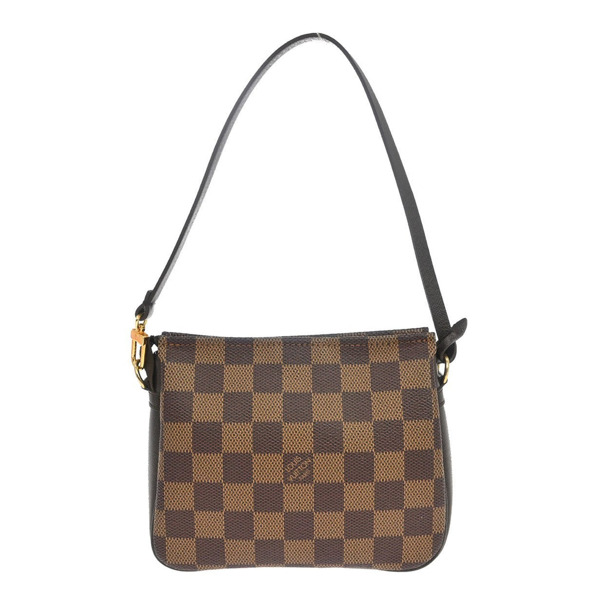 Louis Vuitton Trousse Make-up Vintage Pochette in Brown Damier Ebène Canvas