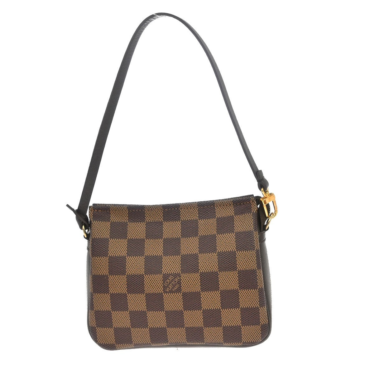 Louis Vuitton Trousse Make-up Vintage Pochette in Brown Damier Ebène Canvas