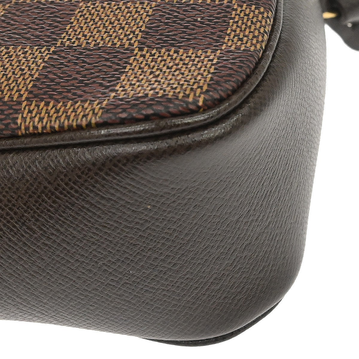 Louis Vuitton Trousse Make-up Vintage Pochette in Brown Damier Ebène Canvas