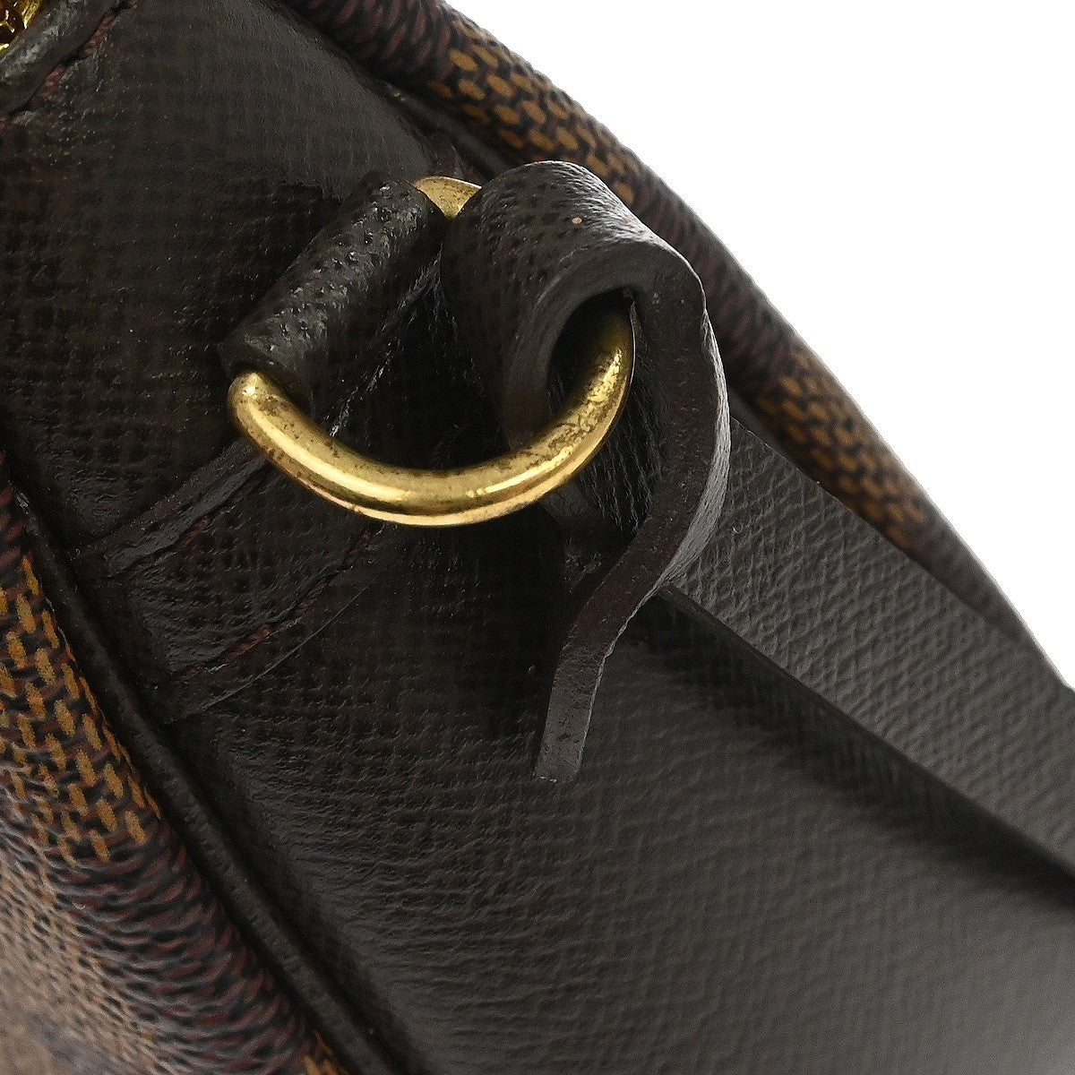 Louis Vuitton Trousse Make-up Vintage Pochette in Brown Damier Ebène Canvas
