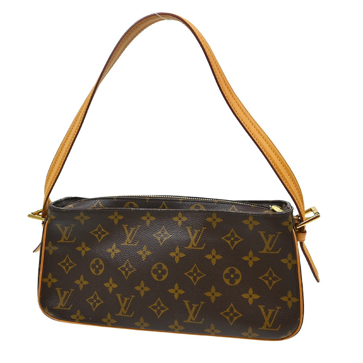 Louis Vuitton Viva Cité MM Vintage Shoulder Bag in Brown Monogram Canvas