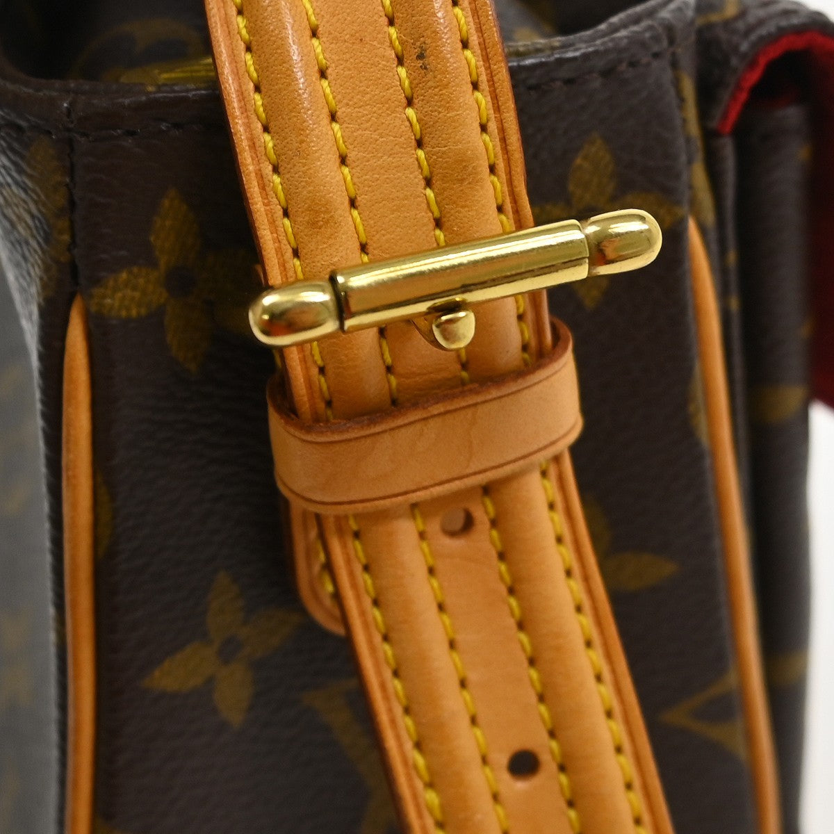 Louis Vuitton Viva Cité MM Vintage Shoulder Bag in Brown Monogram Canvas