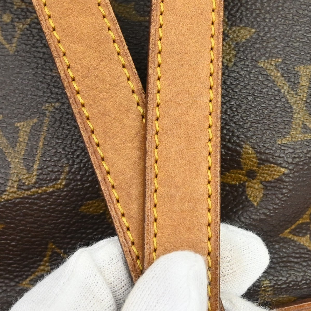 Louis Vuitton Zaino Montsouris MM Vintage Backpack in Brown Monogram Canvas