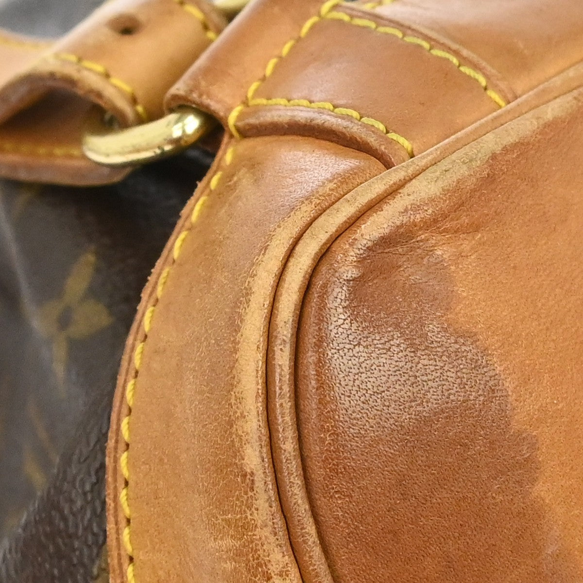 Louis Vuitton Zaino Montsouris MM Vintage Backpack in Brown Monogram Canvas