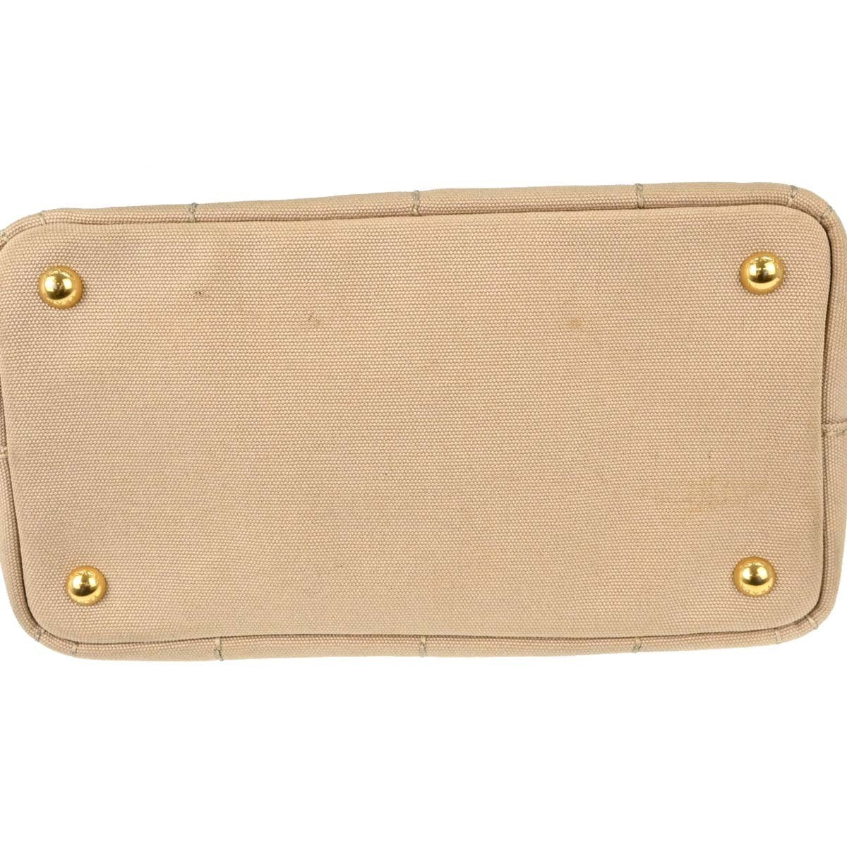 Prada Canapa Tote Vintage in Beige Canvas