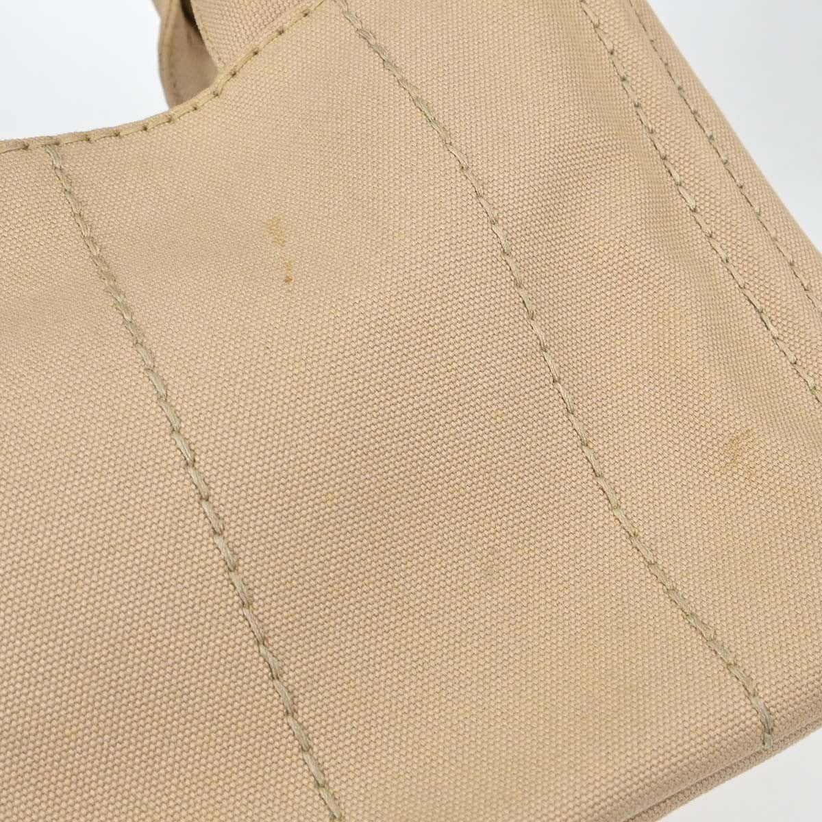Prada Canapa Tote Vintage in Beige Canvas