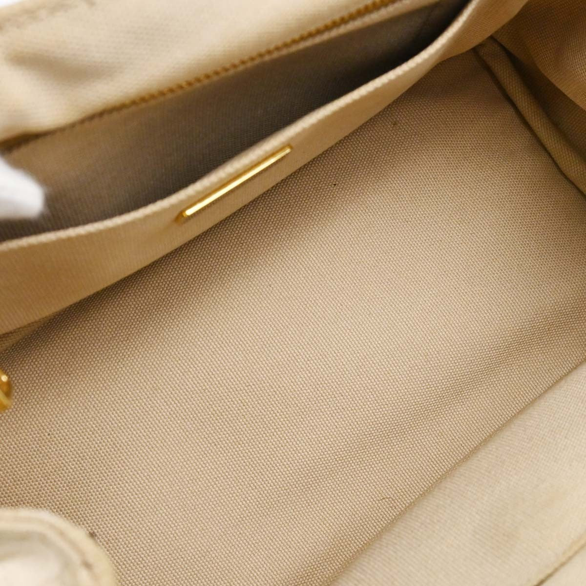 Prada Canapa Tote Vintage in Beige Canvas