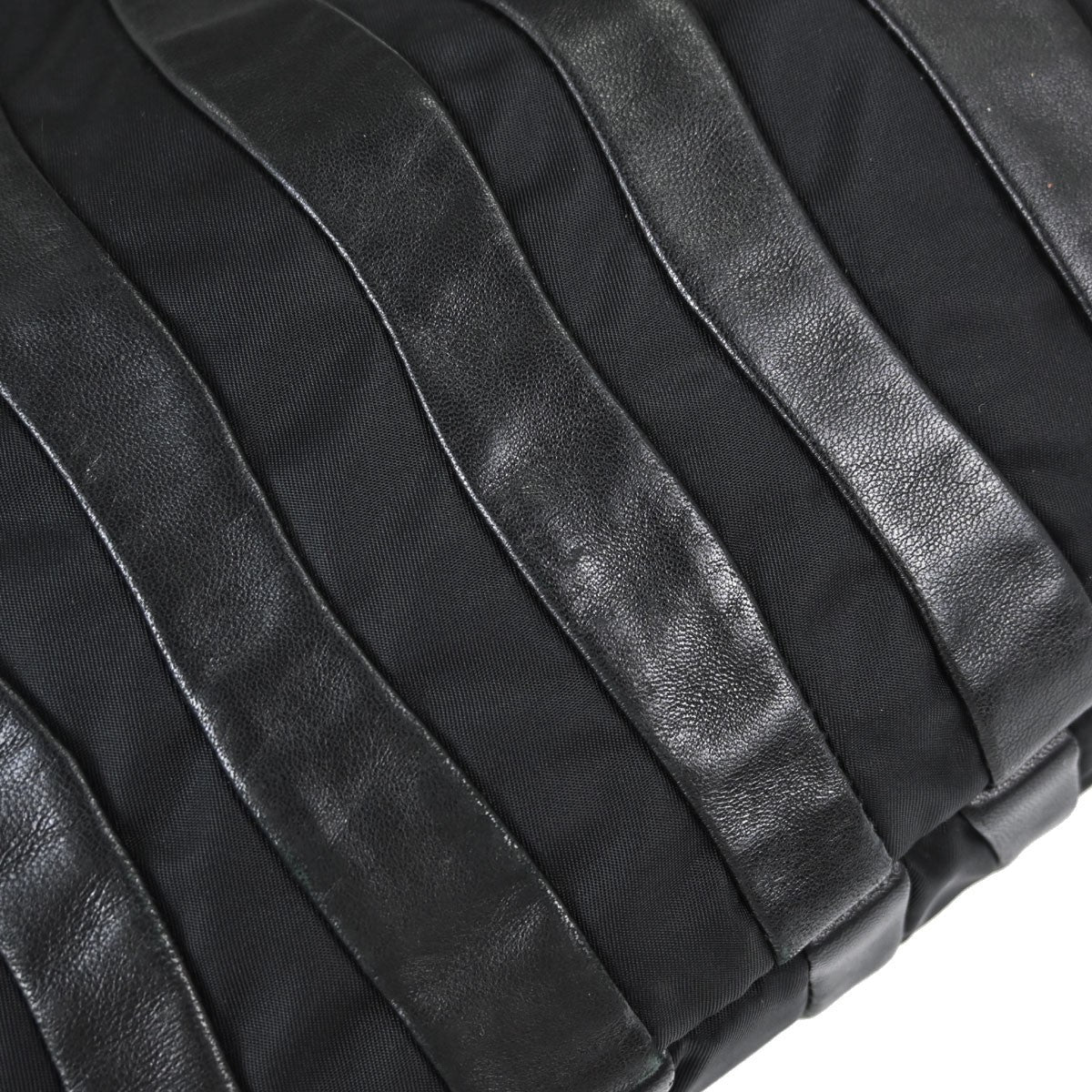 Prada Tessuto Chain Tote Vintage in Black Tessuto Nylon
