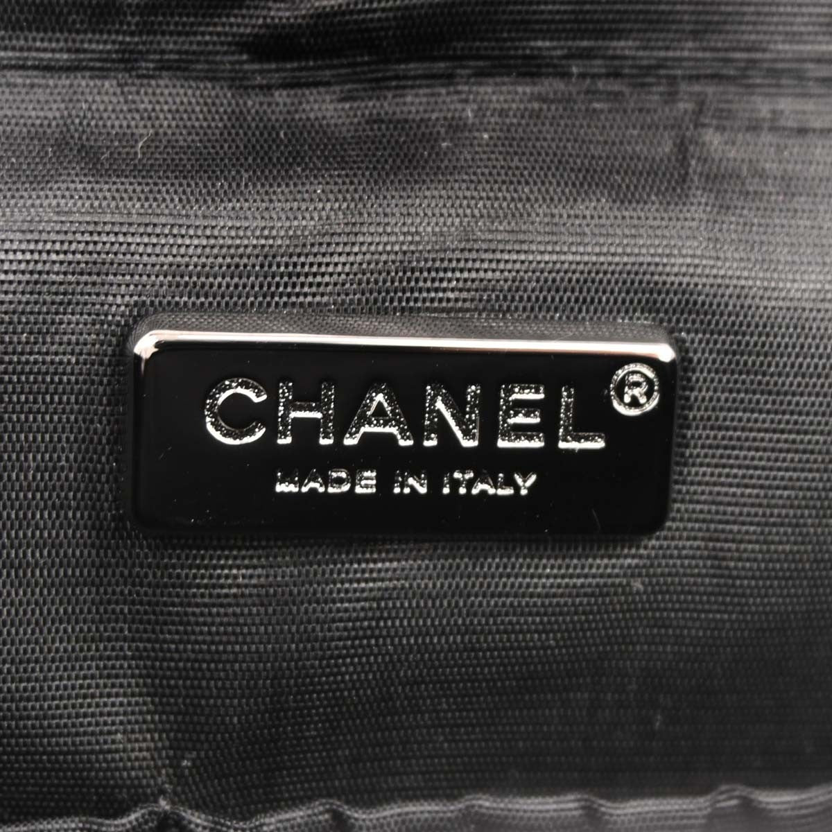 Chanel Black Tweed Vanity Handbag Box
