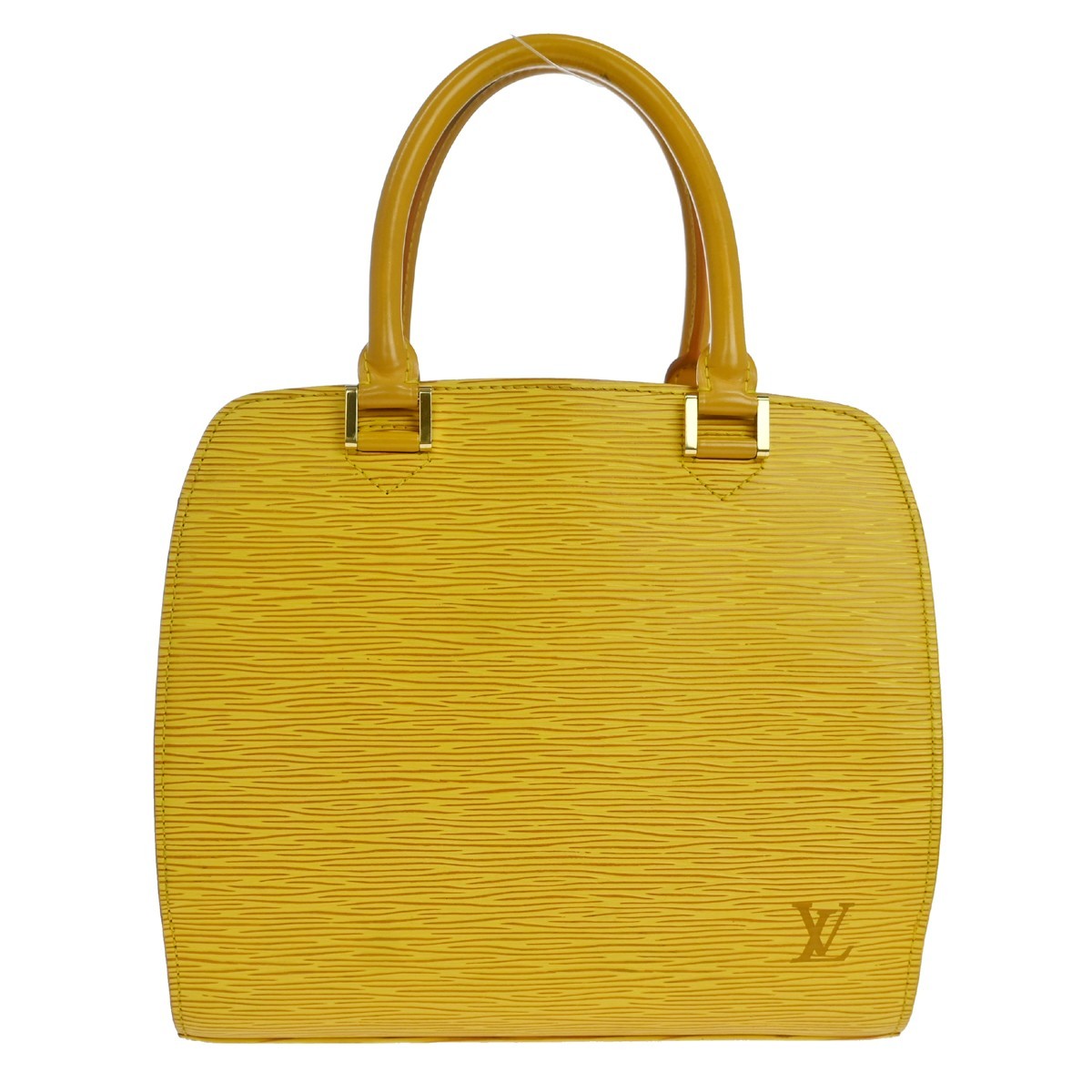 Louis Vuitton Yellow Epi Pont Neuf Handbag