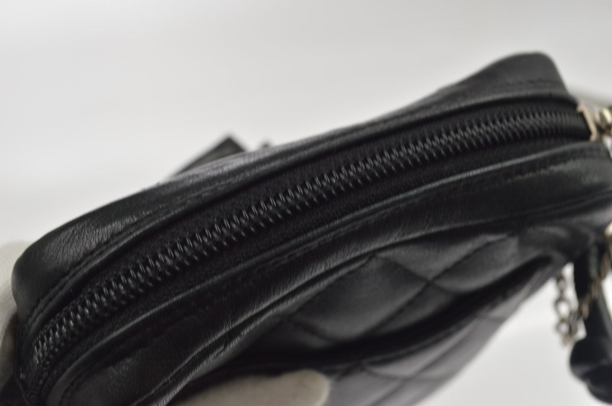Chanel Black Calfskin Cambon Ligne Shoulder Bag