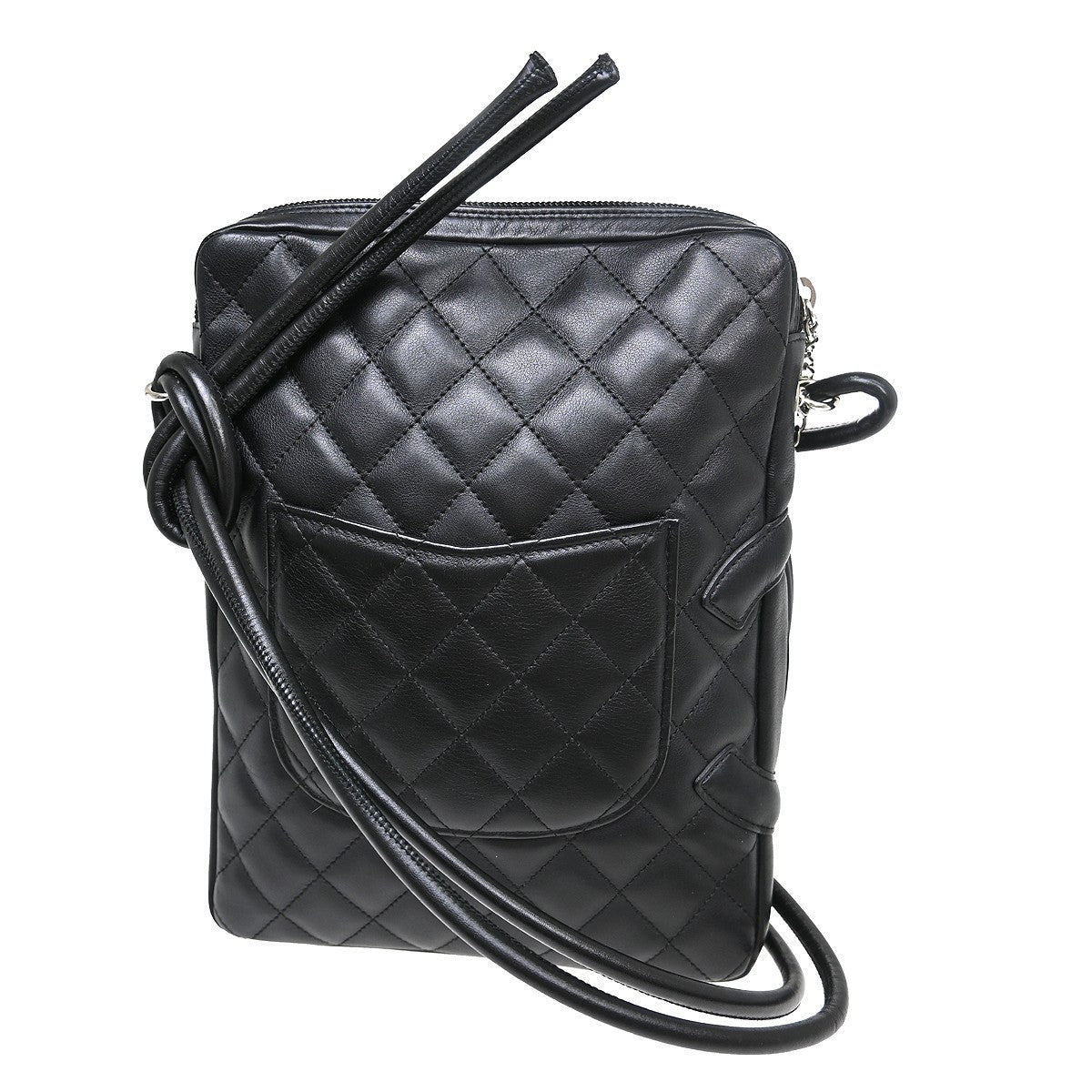 Chanel Black Calfskin Cambon Ligne Shoulder Bag
