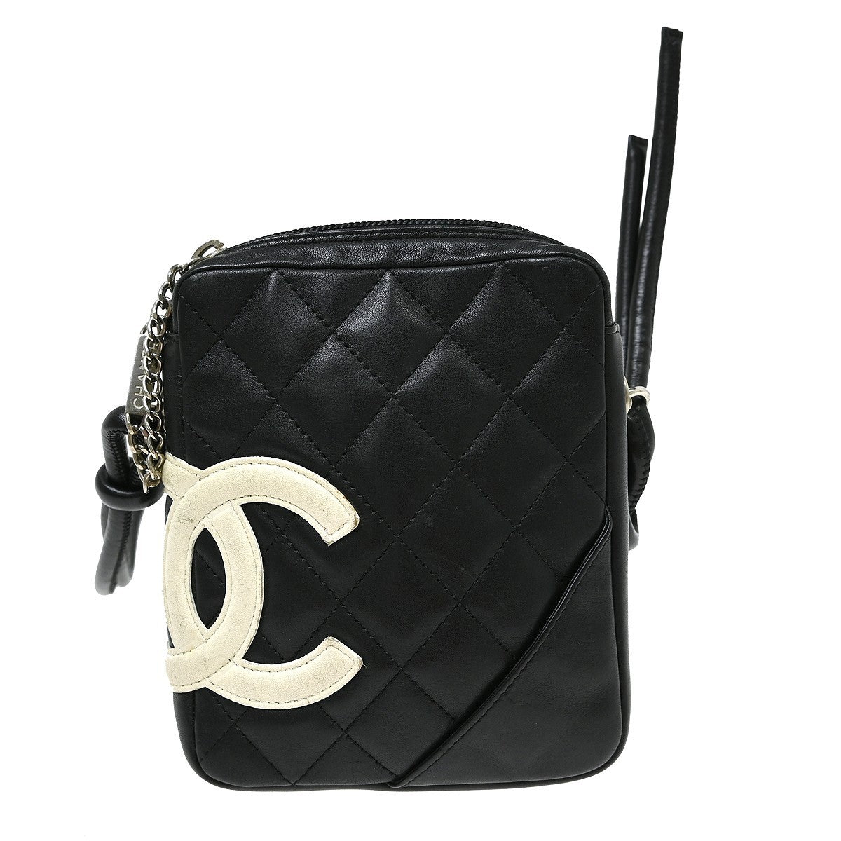 Chanel Black Calfskin Cambon Ligne Shoulder Bag