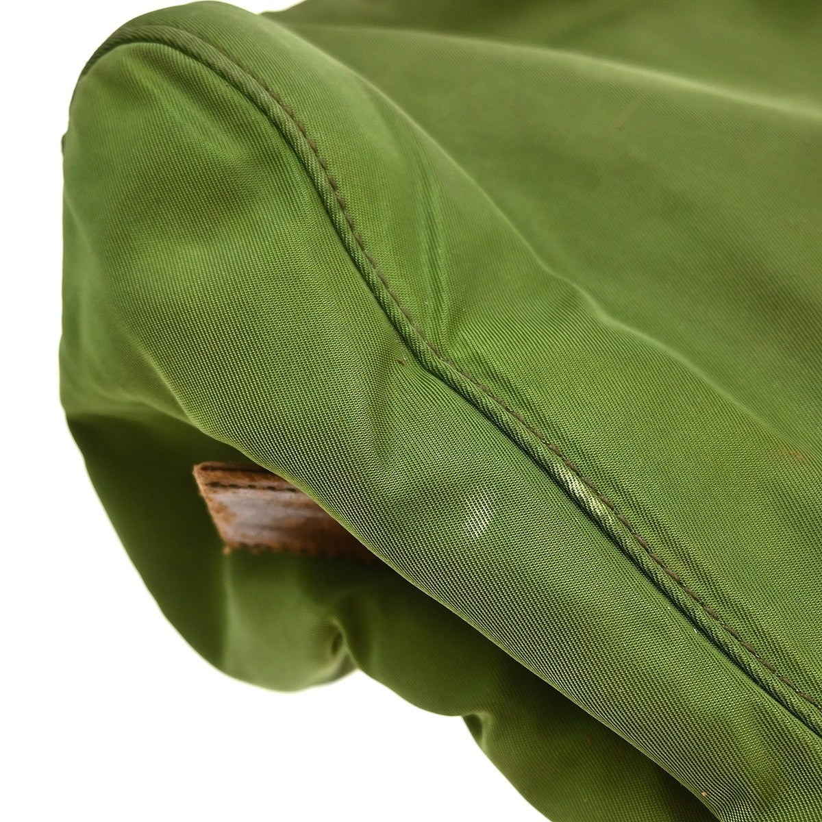 Prada Khaki Nylon Tote Shoulder Bag